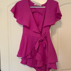 Orchid skort romper